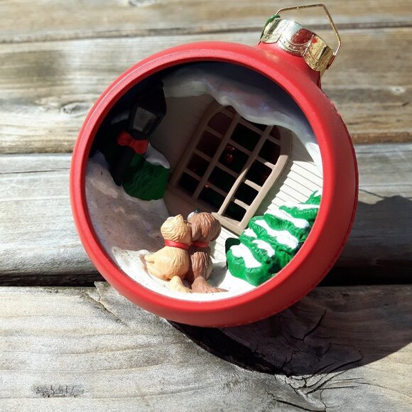 1991 Hallmark Keepsake Magic Light Ornament Holiday Glow - Picture 5 of 7